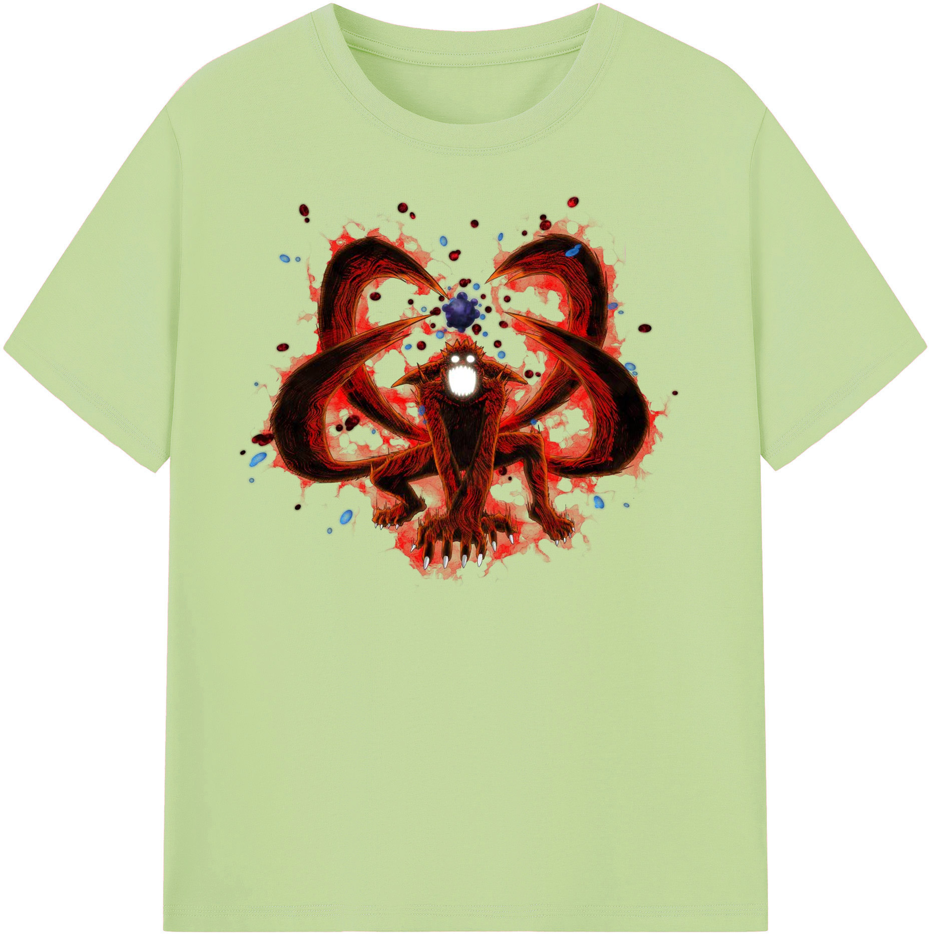 （画像用） NARUTO -ナルト- うずまき ナルト Uzumaki Naruto 綿100％半袖Tシャツ（フロントプリント）